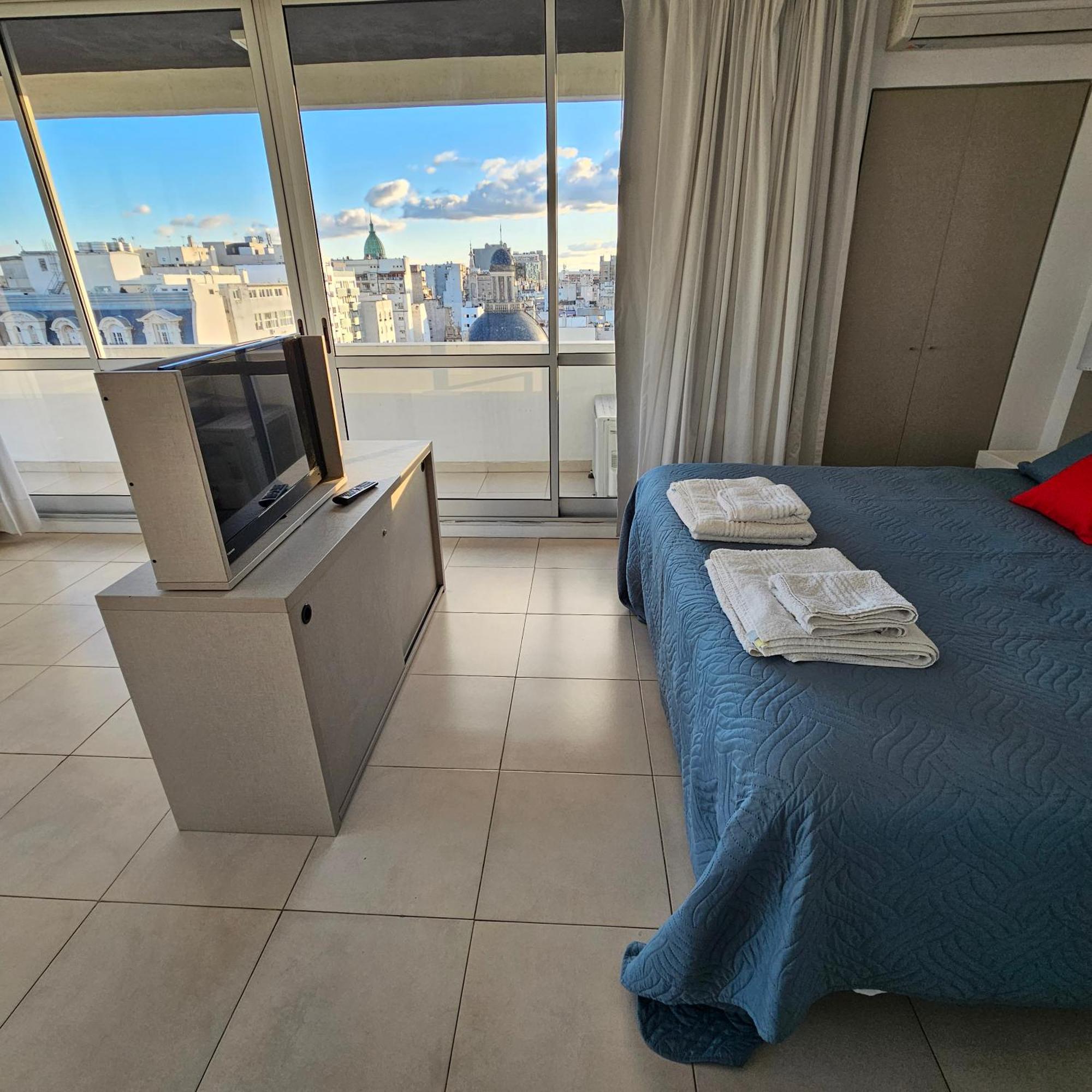 Centrico, Ideal Parejas, Vista Panoramica, Con Piscina Buenos Aires Ruang foto