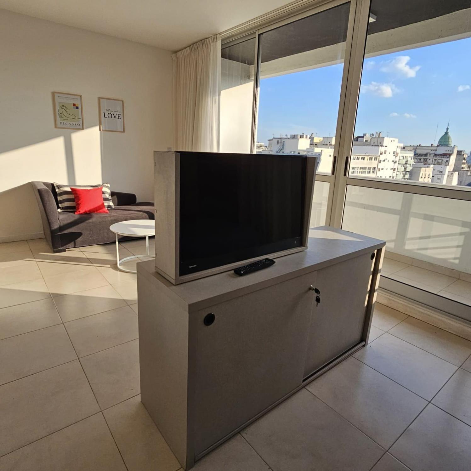 Centrico, Ideal Parejas, Vista Panoramica, Con Piscina Buenos Aires Bagian luar foto